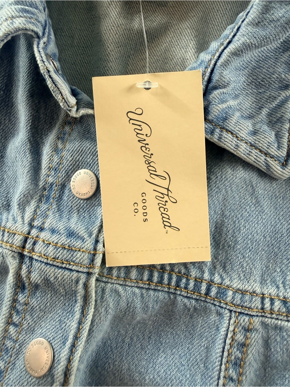Universal Thread Light Blue Denim Shirt Dress - Picture 4 of 8
